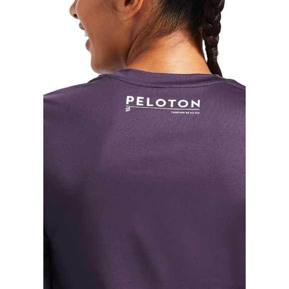 NWT Peloton Purple Women's Standard Warm Up Long Sleeve Shirt - L - Picture 3 of 3